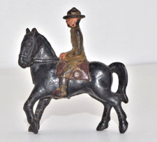 GREY IRON, LEAD TOY SOLDIER, U.S. CALVARYMAN - EARLY G034 