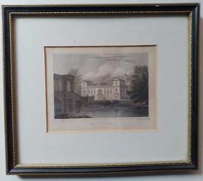 Wilton House, Wiltshire. Gerahmter Druck / Stich von J.P.Neale. Engrv: S.Lacey