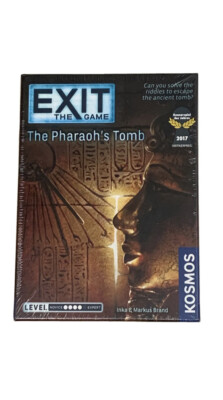 EXIT The Game  The Pharaoh s Tomb  Escape Room Game.   New and Sealed 