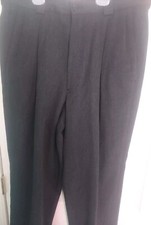 Giorgio Armani Le Collezioni Laine Mens Pleated Front Cuffed Dress Pants Gray 34