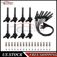 8x Ignition Coil Spark Plug and Wires for Dodge Ram 1500 2500 3500 5.7L V8 UF378