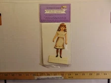 Vintage Cut-Out Doll & Costumes 4 Dresses & 4 Bonnets In Original Packaging