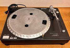 GeminiTT02 MANUAL DIRECT-DRIVE TURNTABLE Black Full Manual Record Player Used