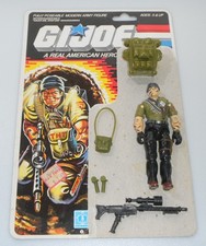 Vintage 1987 Tunnel Rat & Cardback G.I. GI Joe v1 100 Complete Figure 3.75 ARAH