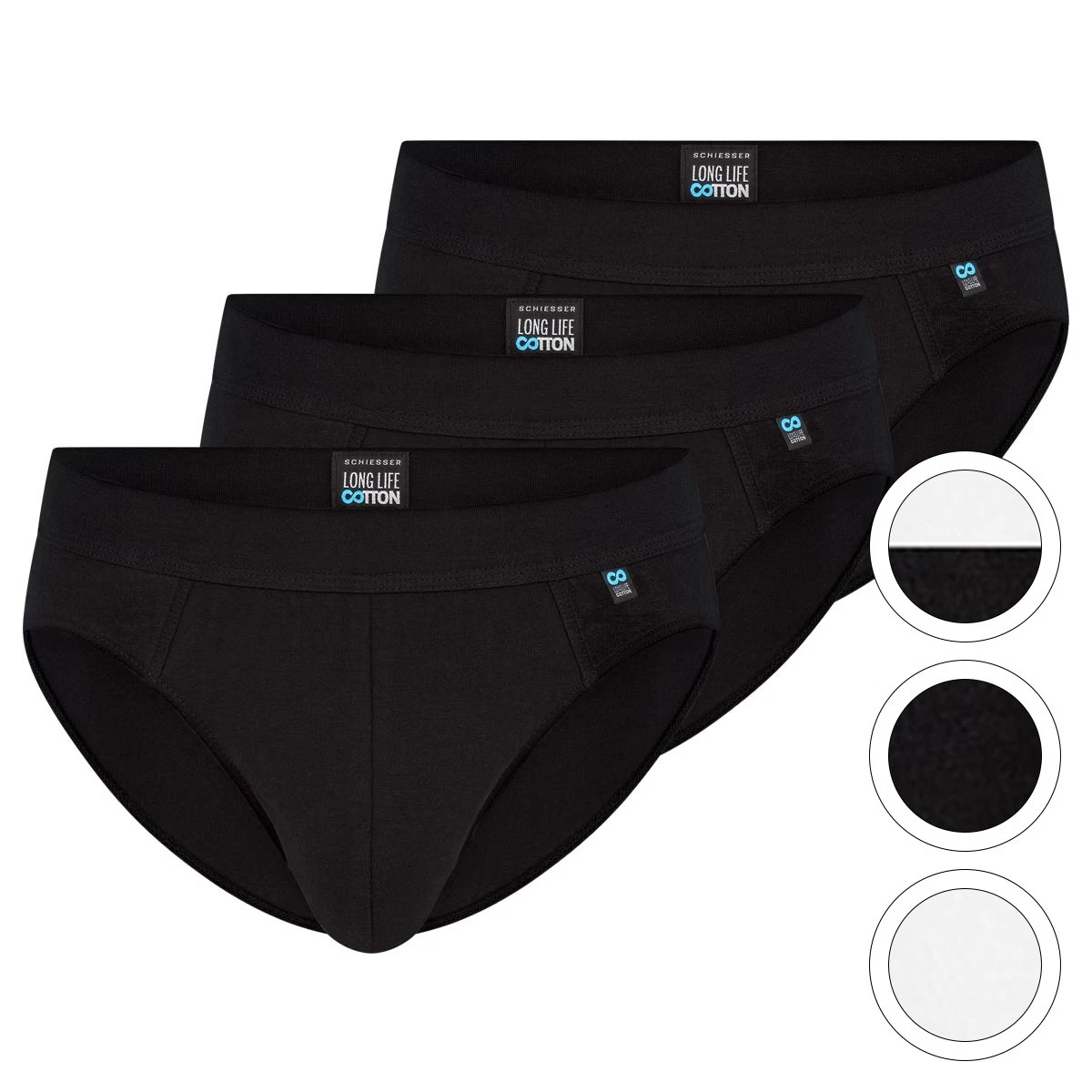 Schiesser 95/5 3P herenslips combi blauw 180193 - Nu 15% korting Schiesser 95/5 3P herenslips combi blauw 180193 - Nu 15% korting