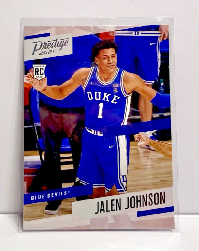 2021-22 Panini Chronicles Draft Picks - Prestige Jalen Johnson #381 (RC) Duke