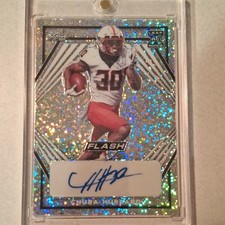 Leaf Chuba Hubbard Flash Auto Rookie Card 