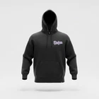 47 Imprint Backer Burnside Men's Hoodie / L.A Dodgers / Jet Black / RRP £70