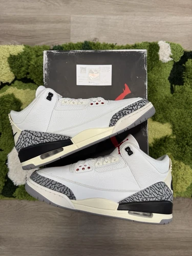 Size 12 - Jordan 3 Retro Mid White Cement Reimagined
