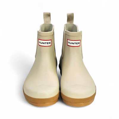 Hunter Women's Original Chelsea Rain Boots (Size 8) Gravel/Biscuit