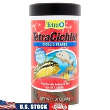 Cichlid Fish Food Flakes Clear Water ProCare Nutrition Immunity Support 1.58oz