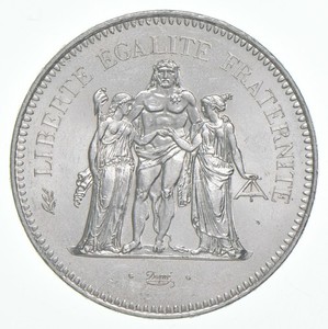 1976 France 50 Francs Hercules 90% Silver BU *8732
