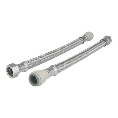 John Guest Speedfit Geflechtschlauch 300 mm - 15 mm x 3/4'' BSP (2er Pack)