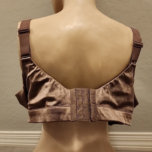 Cacique Bra 46DDD Brown Animal Print Lightly Lined Full Coverage Underwire - Picture 2 of 4