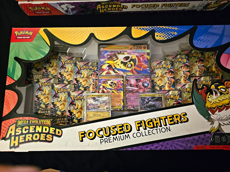 Pokémon TCG Mega Evolution Ascended Heroes Focused Fighters Box 14 Packs