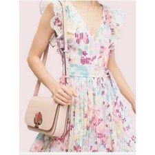 Kate Spade New York Painted Petals Burnout Dress, Sz 6
