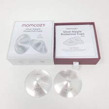 Momcozy Silver Nipple Shield Guards Covers Size XL Nursing Breastfeeding Moms