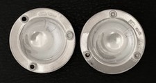 2 - 1 3/4" 1.75"  Silver Hand Engraved Western Conchos w/3 Post Backs 67