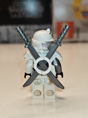NEW Ninjago White Nindroid Sentry General Cryptor Custom Lego