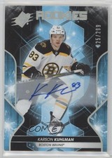 2019-20 SPx Rookies Auto 25/299 Tier 1 Rookies Karson Kuhlman #89 Auto 1h6a