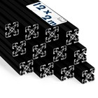 Alu Profil 12 Stück 40x40mm light 2m System-, Montage-, Konstruktionsprofil Nut8