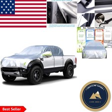 Universal Fit Silver Car Cover for Pickup Trucks - Easy to Install  Lightweight