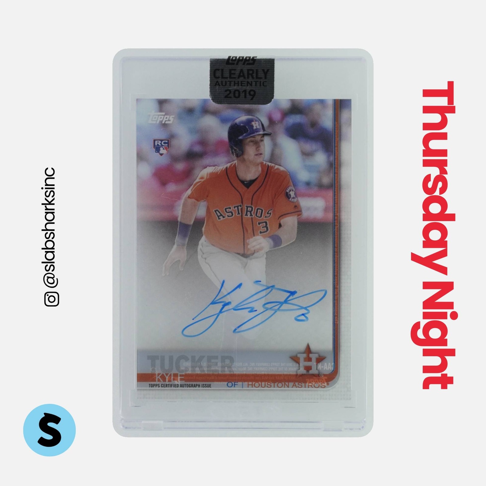 Kyle Tucker #CAA-KT 2019 Topps Clearly Authentic Baseball Autographs