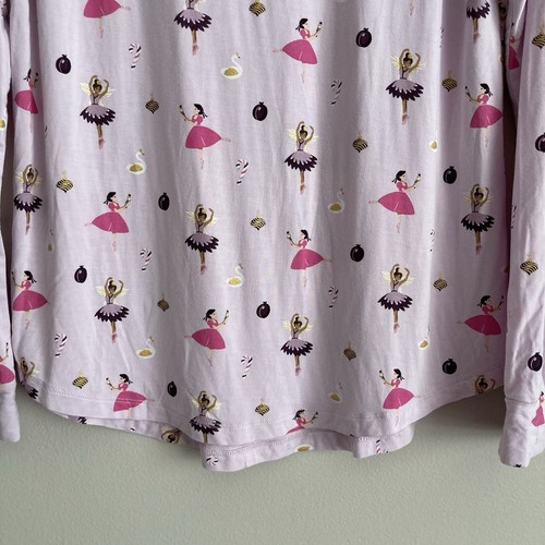 Camisa Kyte Baby Bambú Mujer Manga Larga Rosa Bailarinas Cascanueces Talla Pequeña - Imagen 4 de 7