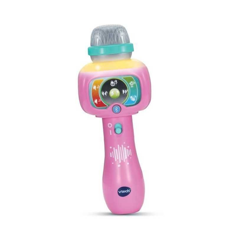 VTECH SUPER MICRO MAGIC'FUN ROSE micro karaoké pour fêtes d'enfants