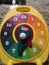 Little Tikes Play And Learn Clock Toy Complete Vintage Works USA Made 1992