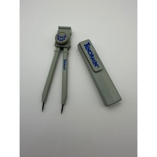 Vintage Tenormin EKG Caliper Cloverline Chicago Grey Plastic Medical Ruler Tool