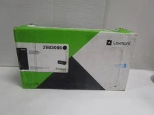 GENUINE LEXMARK 25B3086 Black Toner Cartridge Extra High Yield BOX WORN NEW