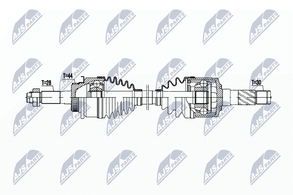 N.T.Y. NPW-MZ-090.NTY Drive Shaft for FORD,MAZDA - Image 4