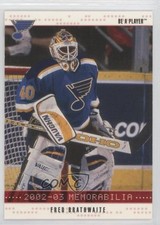 2002-03 ITG Be A Player Memorabilia Ruby 56/200 Fred Brathwaite #141 1s8