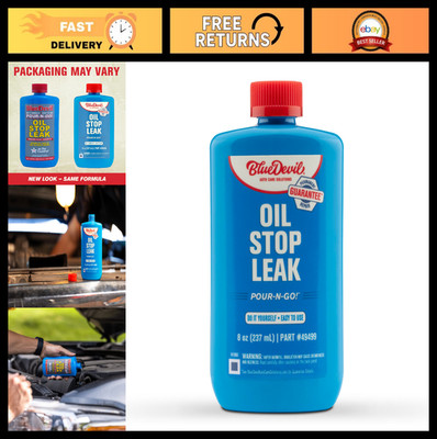 Oil Stop Leak - 8 Ounce - Prevent Engine Oil Leaks, Restore Seals & Gaskets