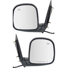 Power Mirror Set Of 2 For 1996-2002 Chevy Express 3500 Heated Manual Folding