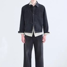 Time Homme 25ss Washed Wide Denim Pants 30 Official