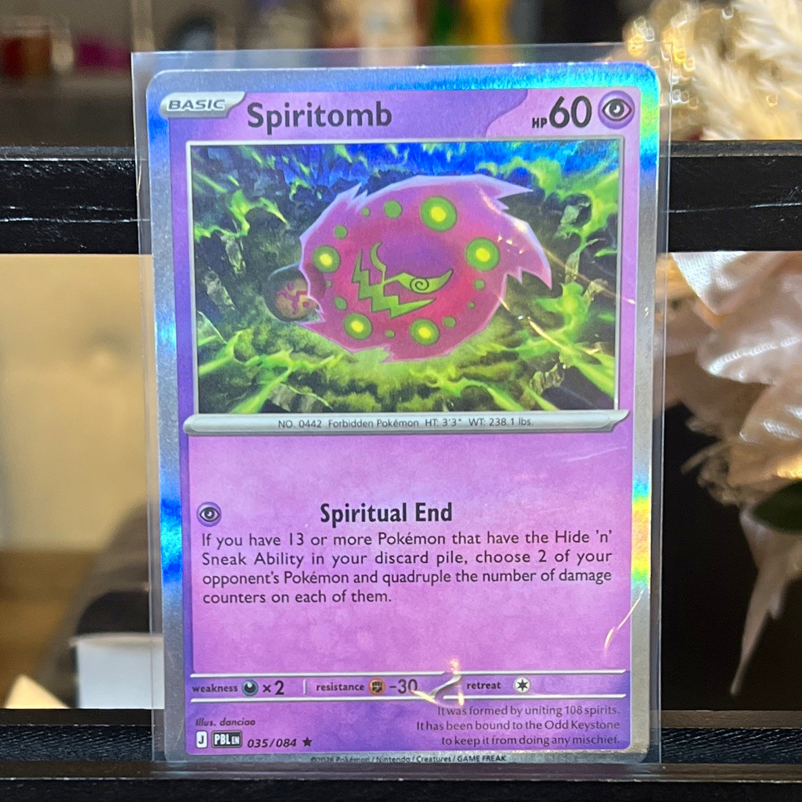 ☪️Spiritomb 089/193 SV02 Paldea Evolved Holo Rare