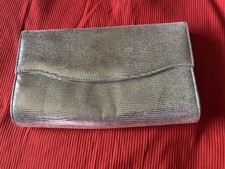 Silver Bag With Detachable Shoulder Strap