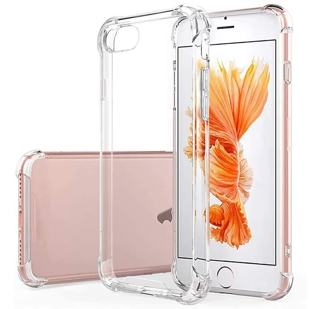 Hually Case for iPhone 7/ 8, SE 2022/ 2020, 4.7 inches, Clear