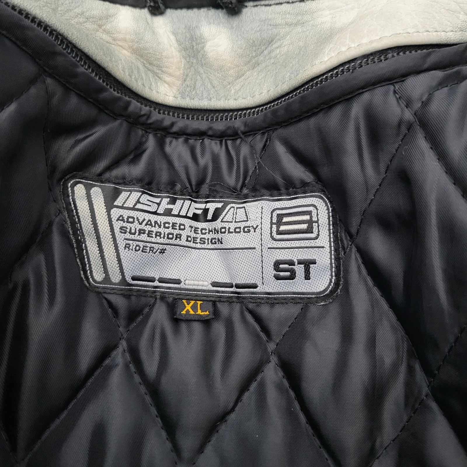 Genuine Shift Motorcycle Street Leather Jacket. Size XL - product detail image 4