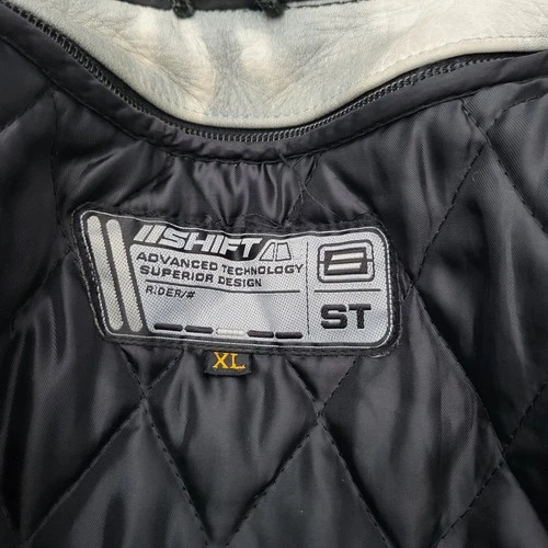 Genuine Shift Motorcycle Street Leather Jacket. Size XL image 4