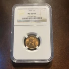 1937 Lincoln Cent Wheat Penny RD BU Gem NGC MS66 RED