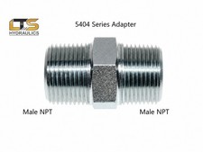Tubo macho de 1/2" NPT x 1/2" tubo macho NPT acoplamiento accesorio hidráulico 5404-08-08