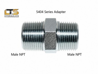 1/2'' Male Pipe NPT x 1/2'' Male Pipe NPT Coupling Hydraulic Fitting 5404-08-08