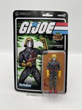 PYTHON PATROL COBRA COMMANDER GI Joe ReAction Plus Super7 Target Exclusive New