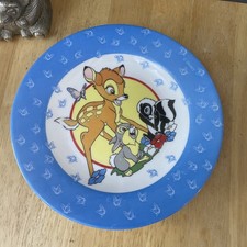 Vintage Arcopal Bambi plate, Official Disney Merchandise thumper 