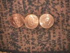 Lot Of Three  1 Oz 999 Copper Trump Round Bullion