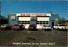 Vintage Postcard Automotive Repair and Maintenance Services