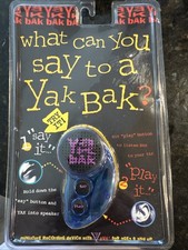 Vintage 1994 Yes Yak Bak Transparent Red Voice Recorder Retro 90s Y2K RARE